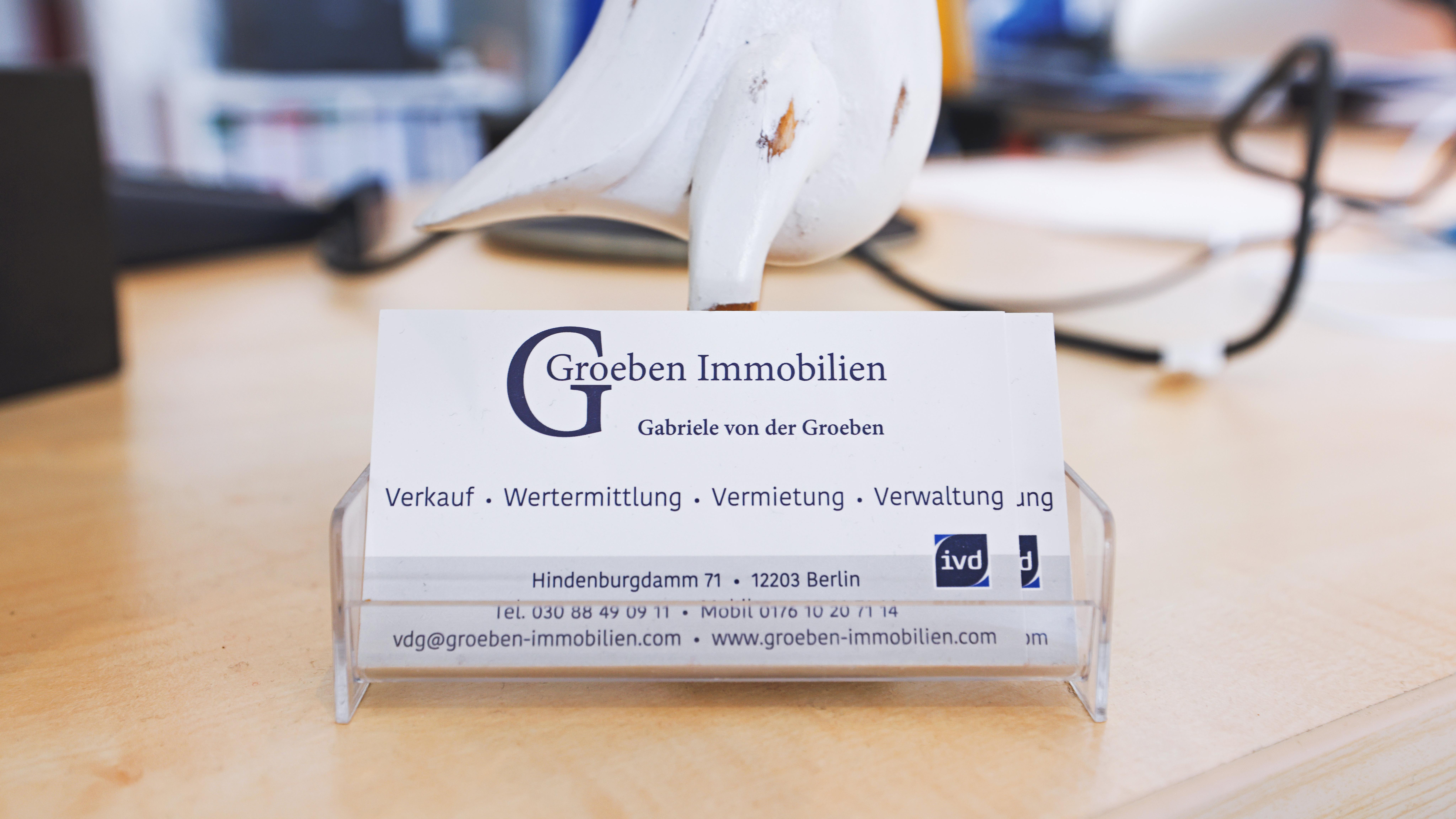 Groeben Immobilien - Immobilienmakler Lichterfelde, Hindenburgdamm in Berlin