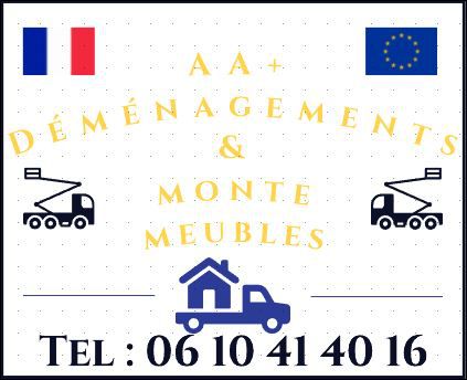 AA+ Déménagements et Monte Meubles Conditionnement, manutention, stockage