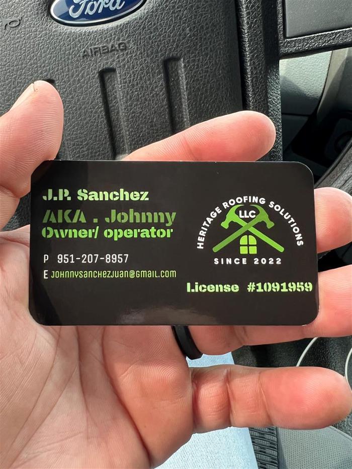 Heritage Roofing Solutions LLC - Riverside, CA