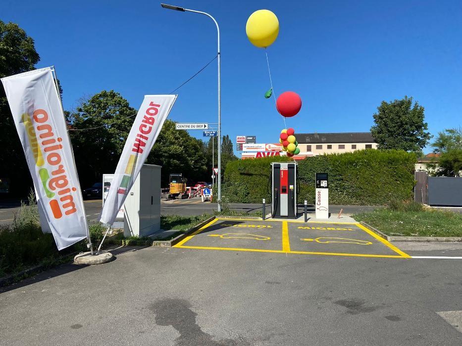 Migrol Charging Station, Rue de Lausanne in Morges
