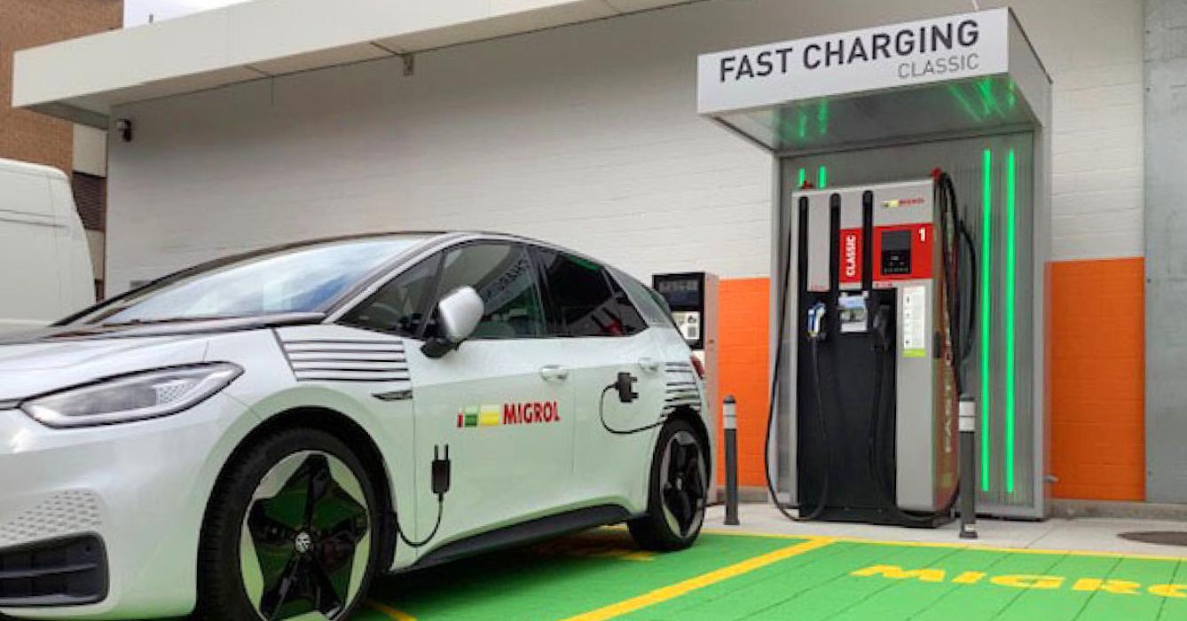 Migrol Charging Station, Zeughausstrasse in Sursee