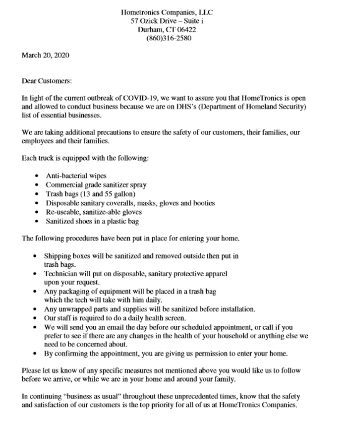 Hometronics Lifestyles - Durham, CT