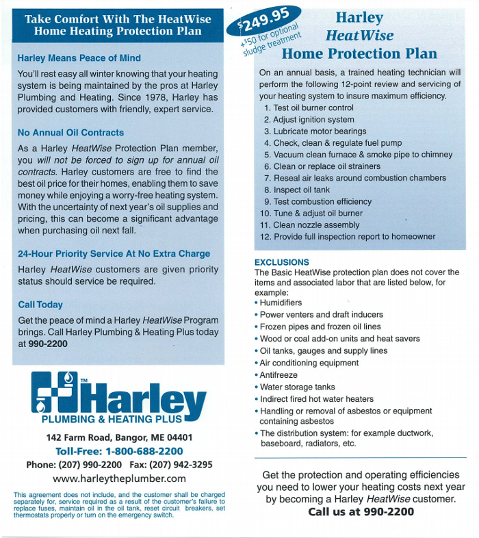 Harley Plumbing & Heating Plus - Bangor, ME