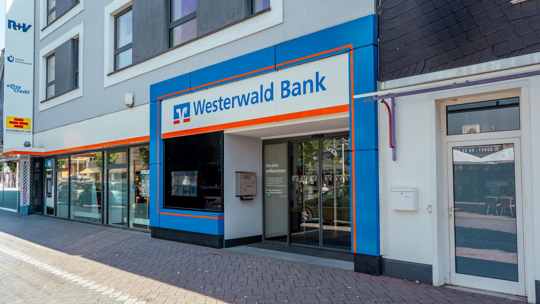 Westerwald Bank eG Volks- und Raiffeisenbank, Filiale Bad Marienberg, Bismarckstraße in Bad Marienberg (Westerwald)