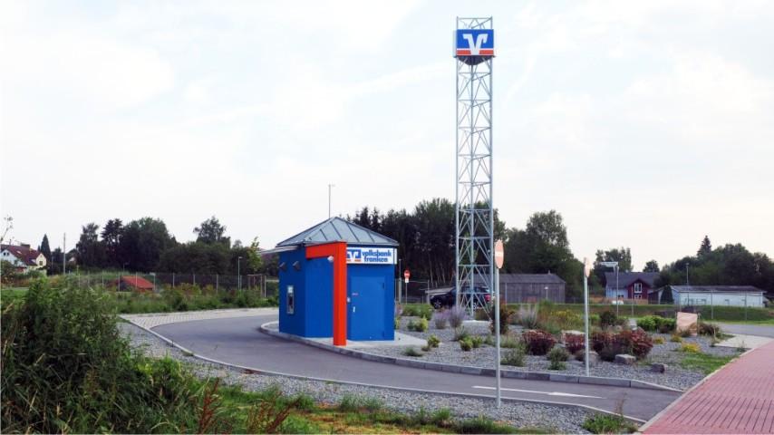 Geldautomat Volksbank Franken eG, Otto-Hahn-Straße in Walldürn