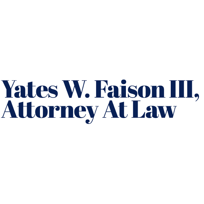YATES W. FAISON III, ATTORNEY AT LAW - Cornelius, NC