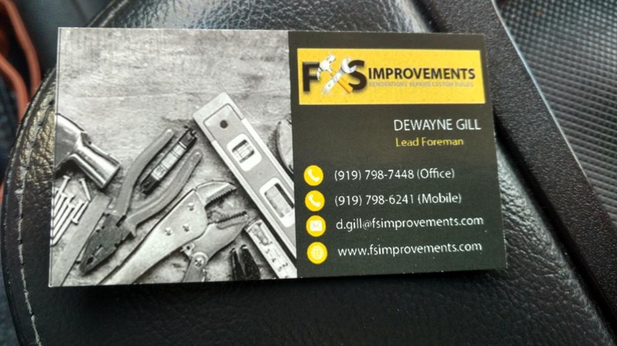 F &amp; S Home Improvement Logo