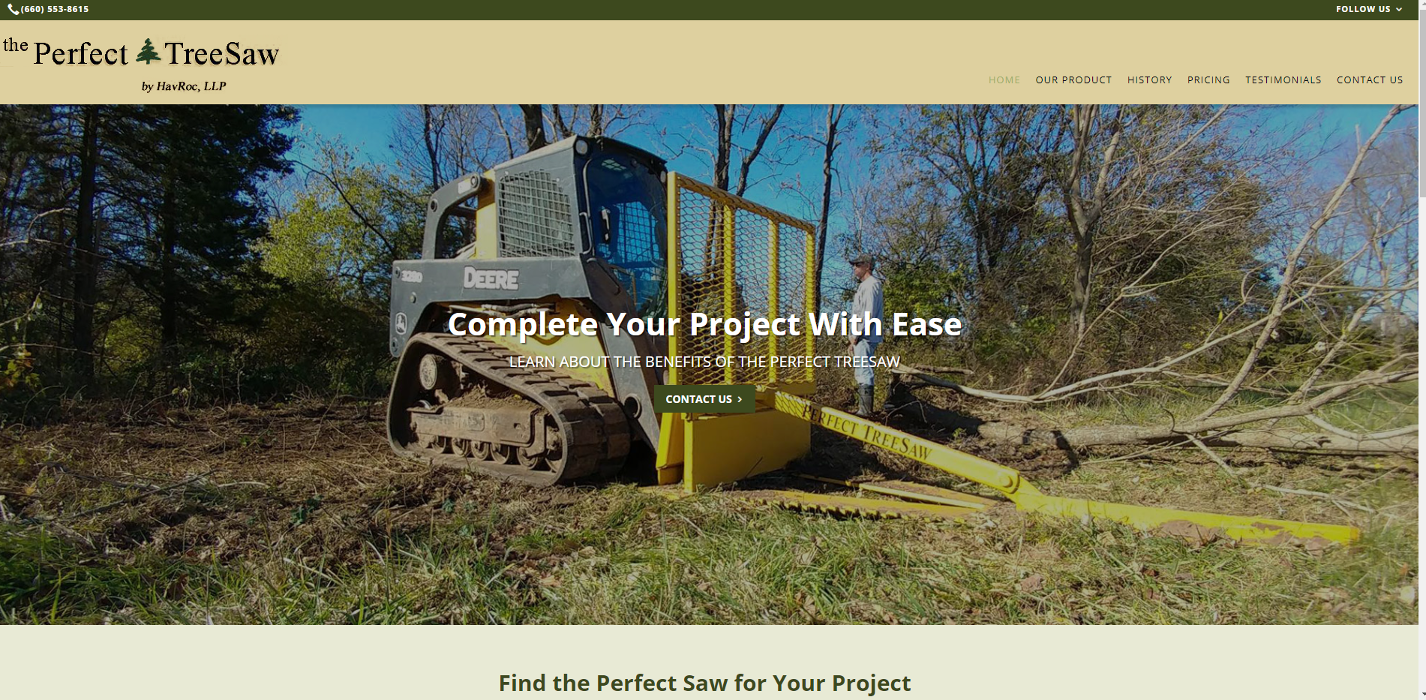 The Perfect TreeSaw - Green Ridge, MO