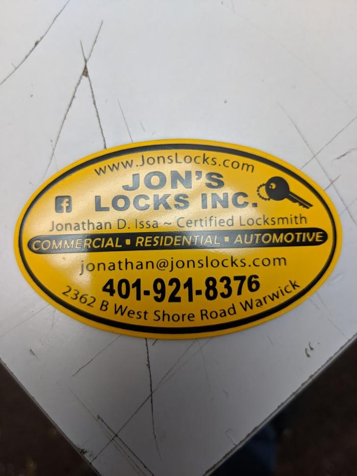 Jon's Locks inc - Warwick, RI