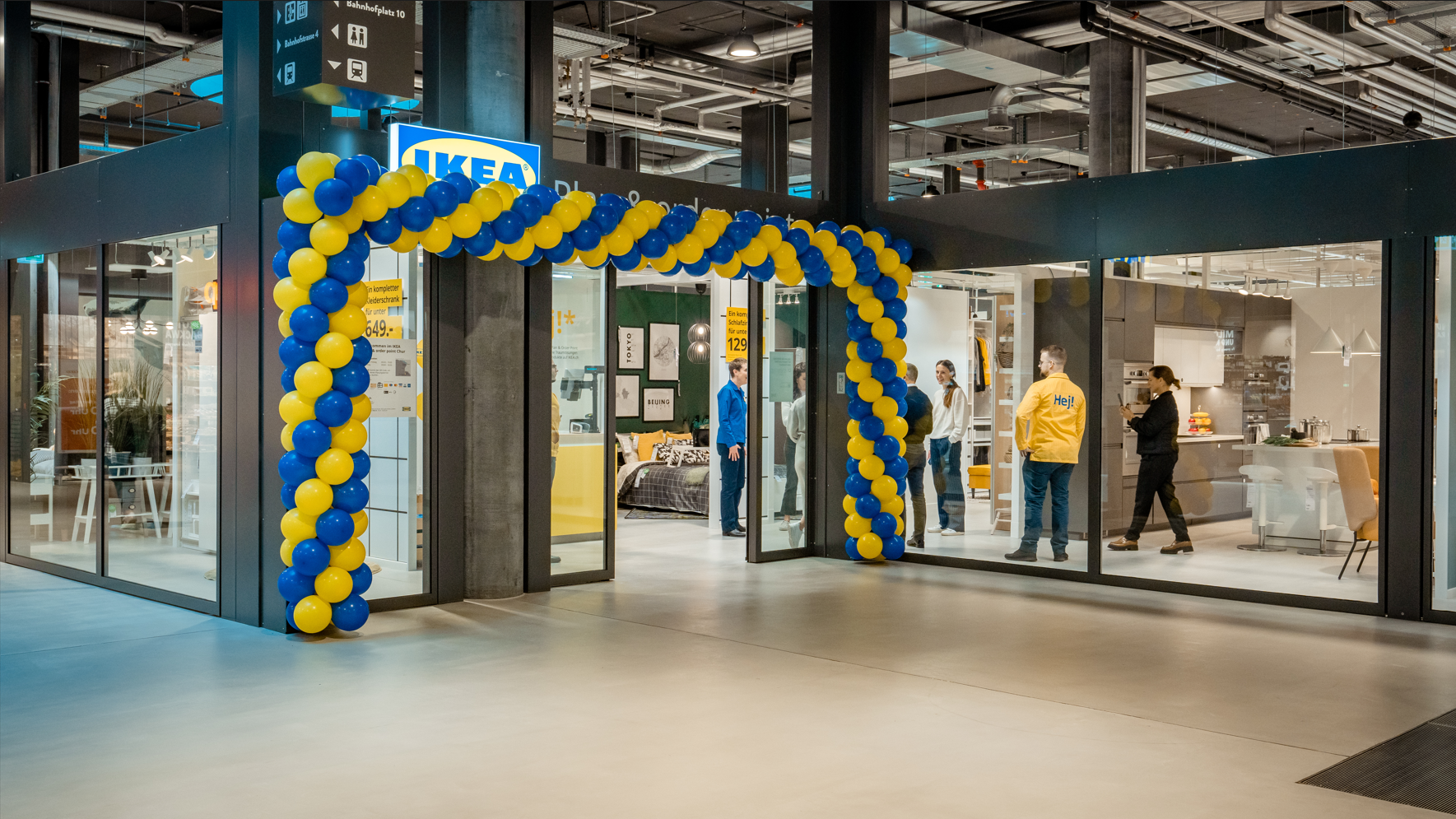 IKEA Plan and order point Chur, Bahnhofstrasse in Chur