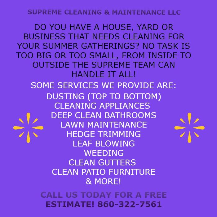 Supreme Cleaning & Maintenance Service LLC - Branford, CT