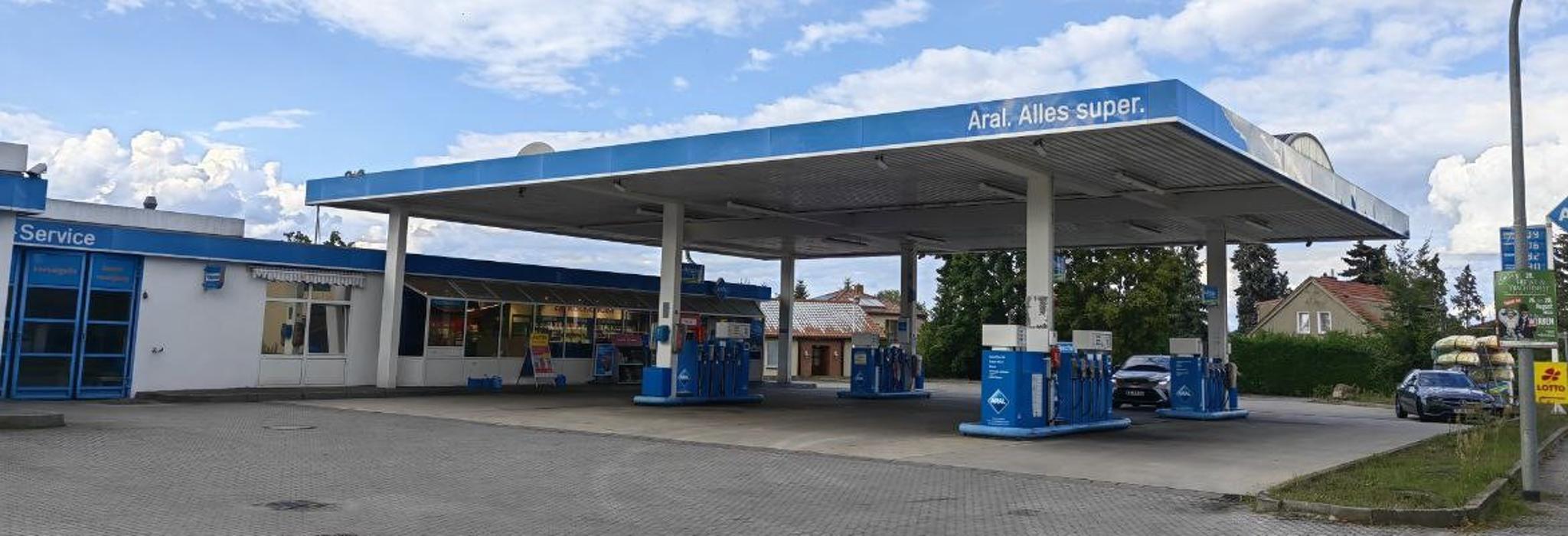ARAL-Tankstelle-Lübben, Frankfurter Straße in Lübben (Spreewald)