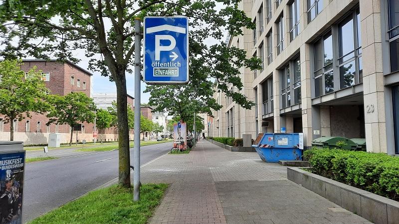 Parkhaus Fürstenwall APCOA, Fürstenwall in Düsseldorf