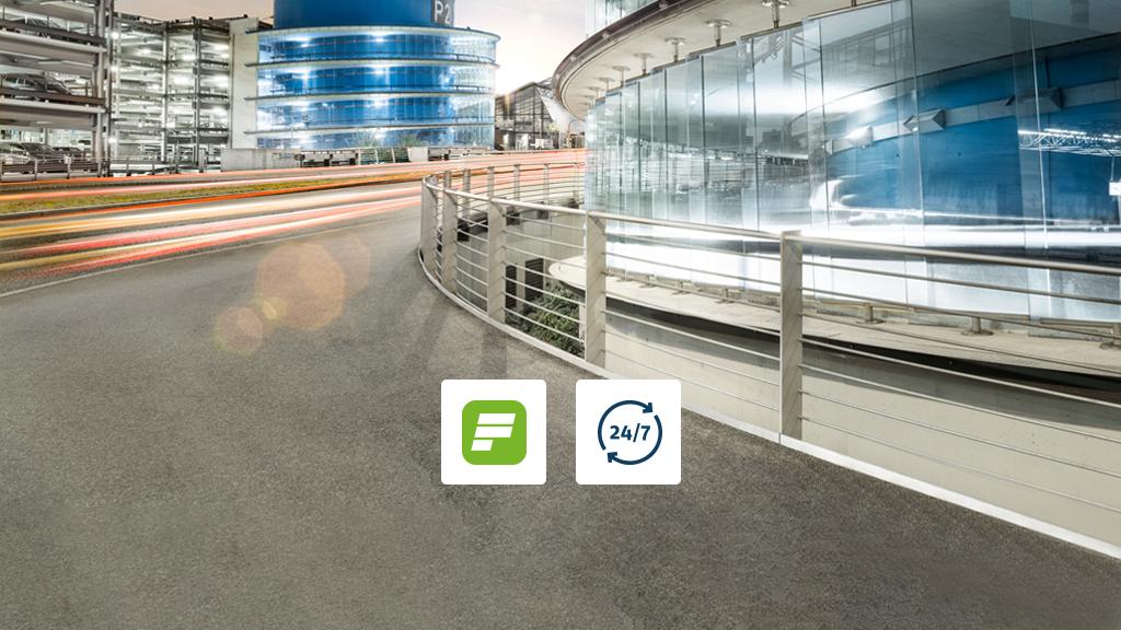 Parkhaus Theatergarage APCOA, Burgstraße in Oldenburg