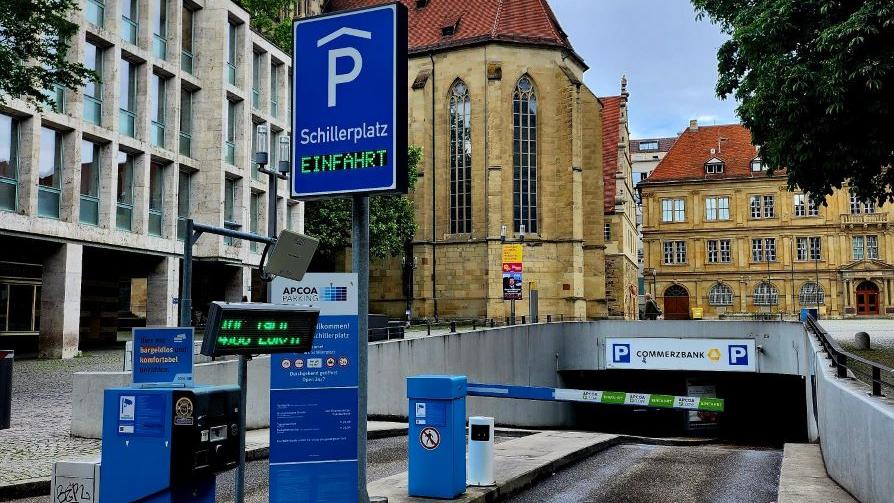 Tiefgarage Schillerplatz APCOA, Schillerplatz in Stuttgart