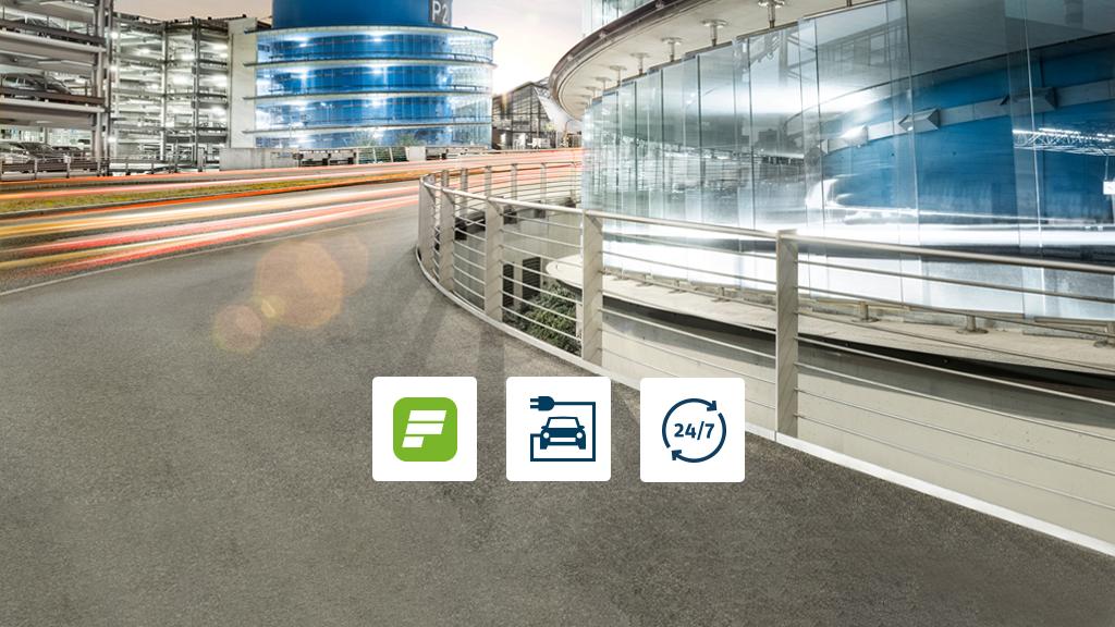 City Parkhaus Roter Turm APCOA, Neumarkt in Chemnitz