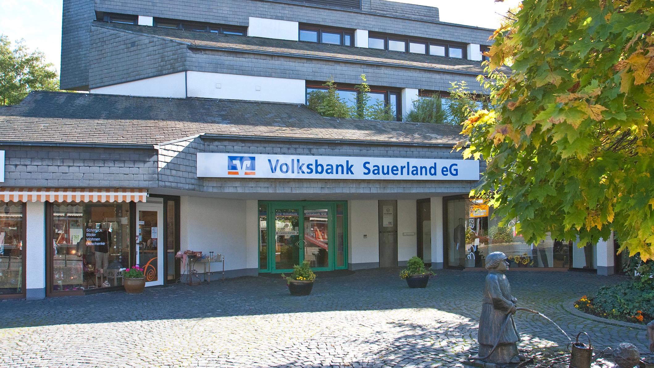 Volksbank Sauerland eG, Beratungszentrum Olsberg, Bahnhofstraße in Olsberg