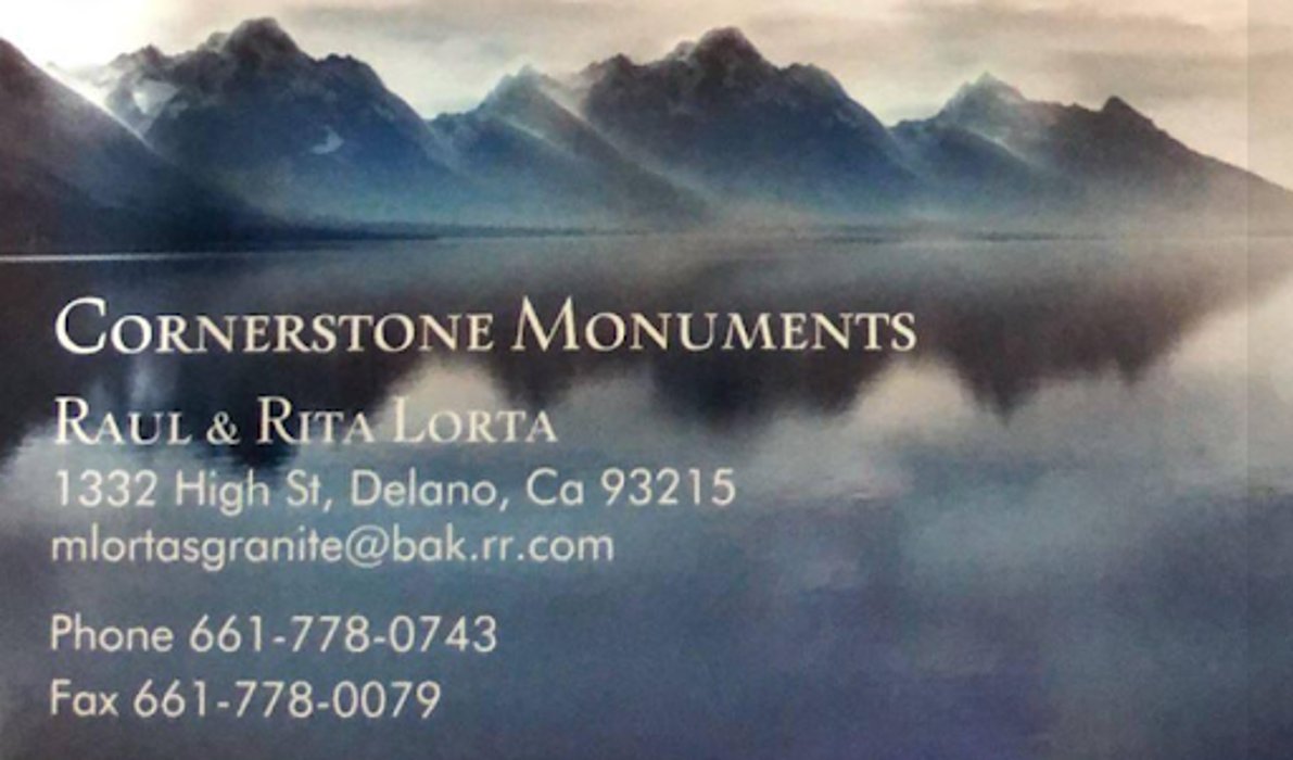 Cornerstone Monuments - Delano, CA
