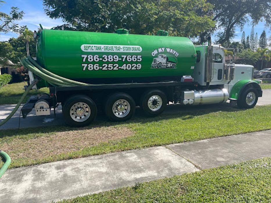 On My Way Septic Inc Lift Station Grease Trap Storm Drain - Miami, FL