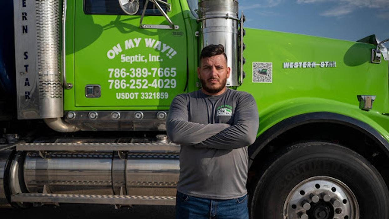 On My Way Septic Inc Lift Station Grease Trap Storm Drain - Miami, FL