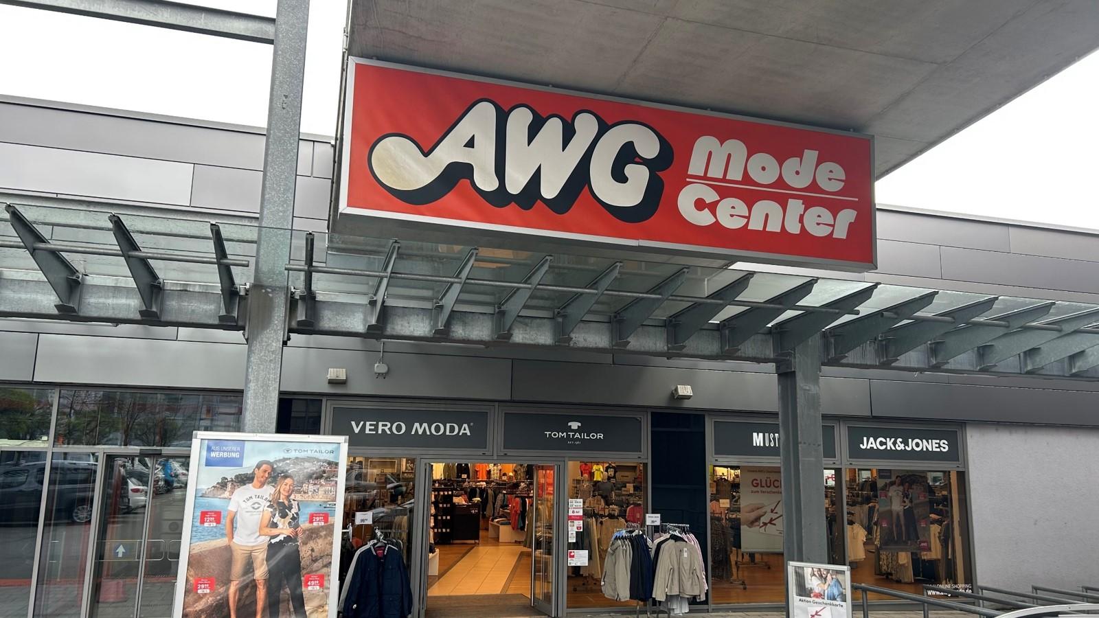 AWG Mode Center Tübingen, Eisenbahnstraße in Tübingen