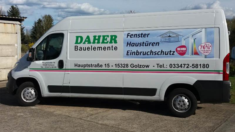 Daher Bauelemente, Hauptstraße in Golzow