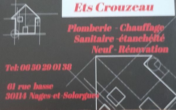 Crouzeau Christophe plombier