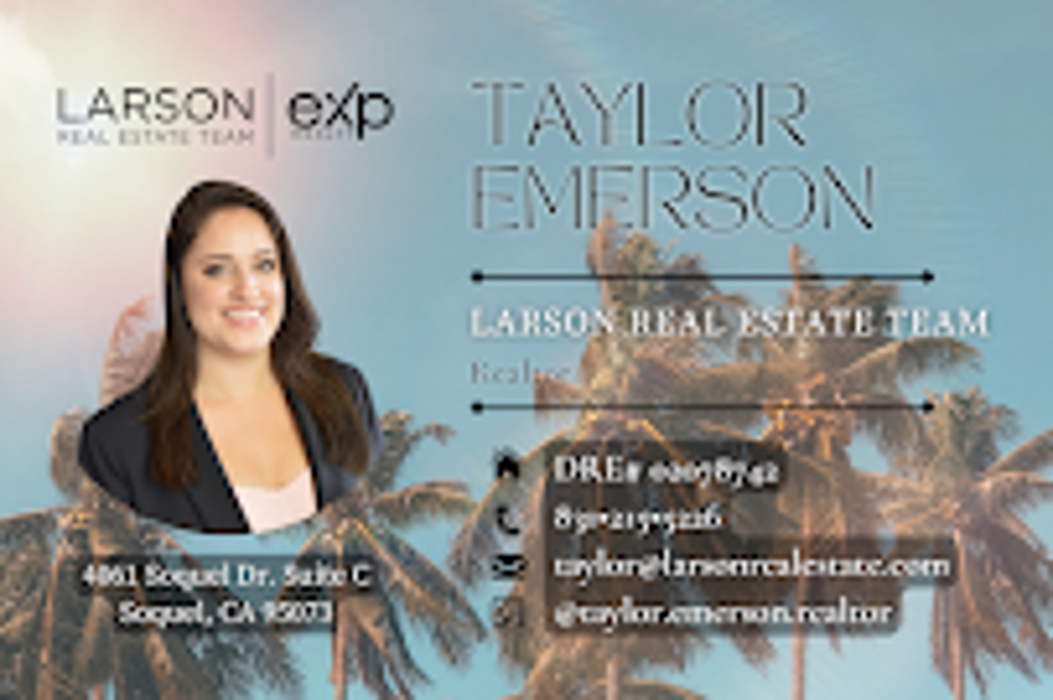Taylor Emerson, Realtor - Soquel, CA