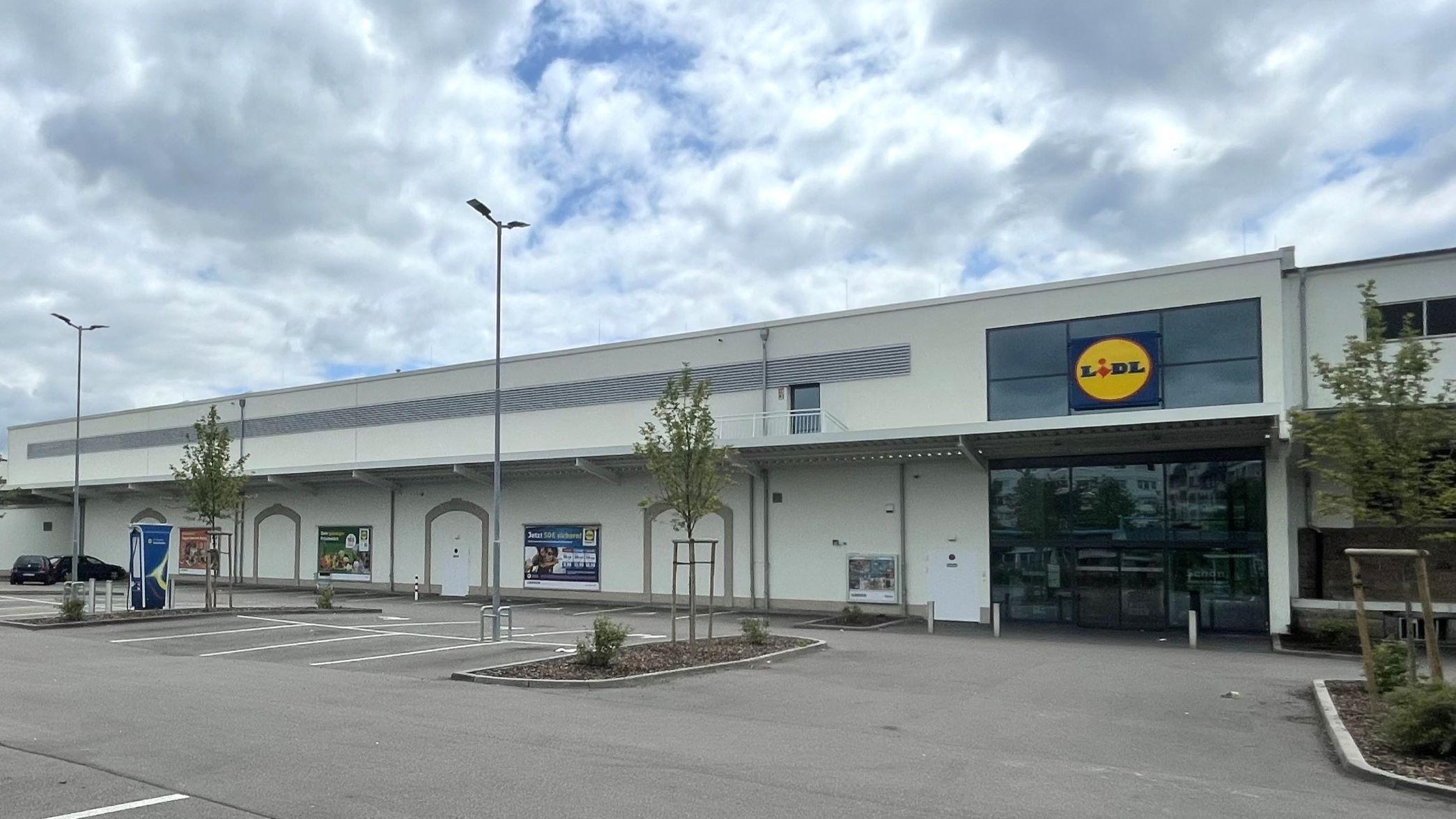 Lidl, Am Hauptgüterbahnhof in Pforzheim