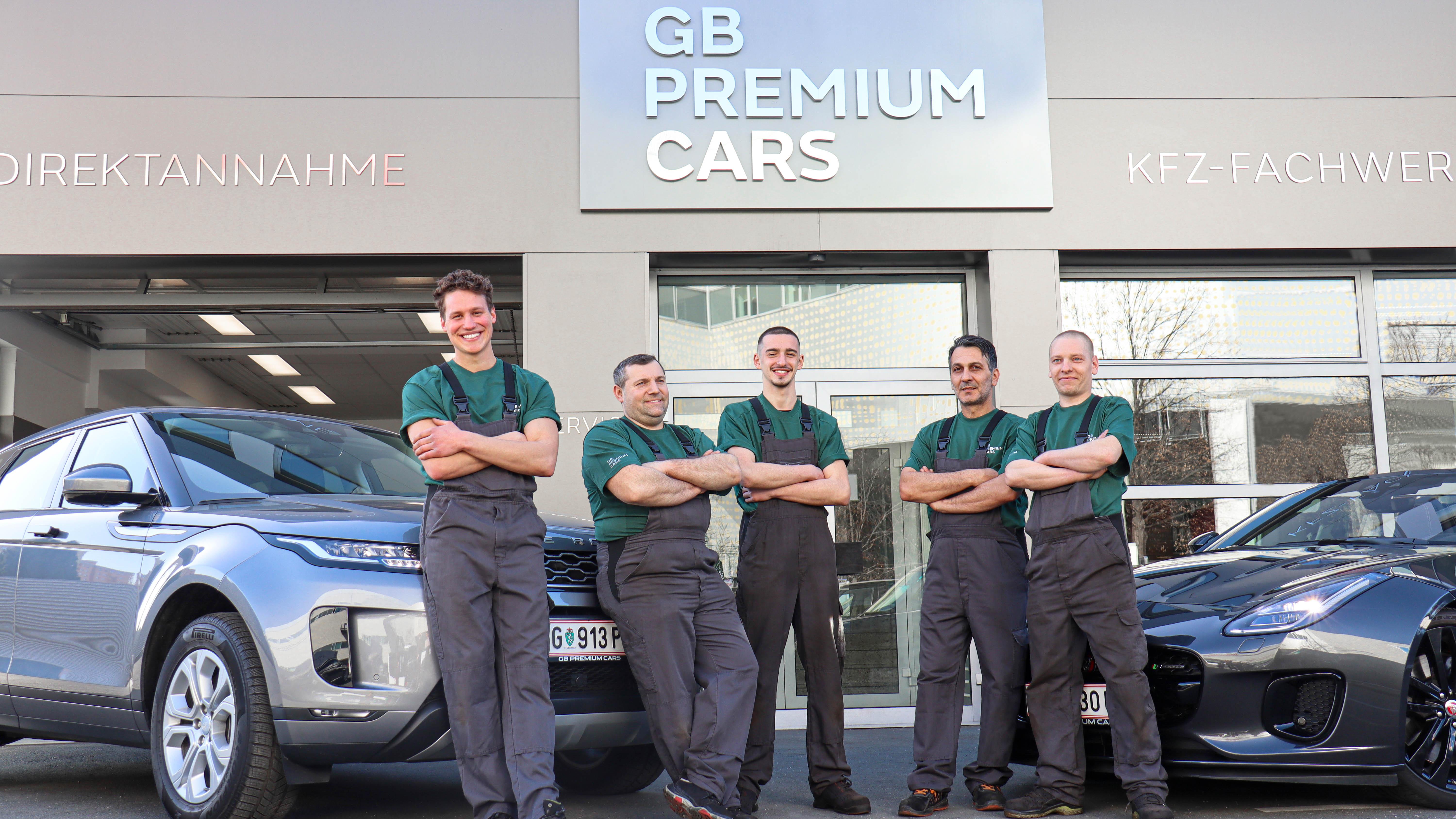 GB Premium Cars - Fachwerkstätte & Händler für Jaguar, Land Rover & more, Fabriksgasse in Graz