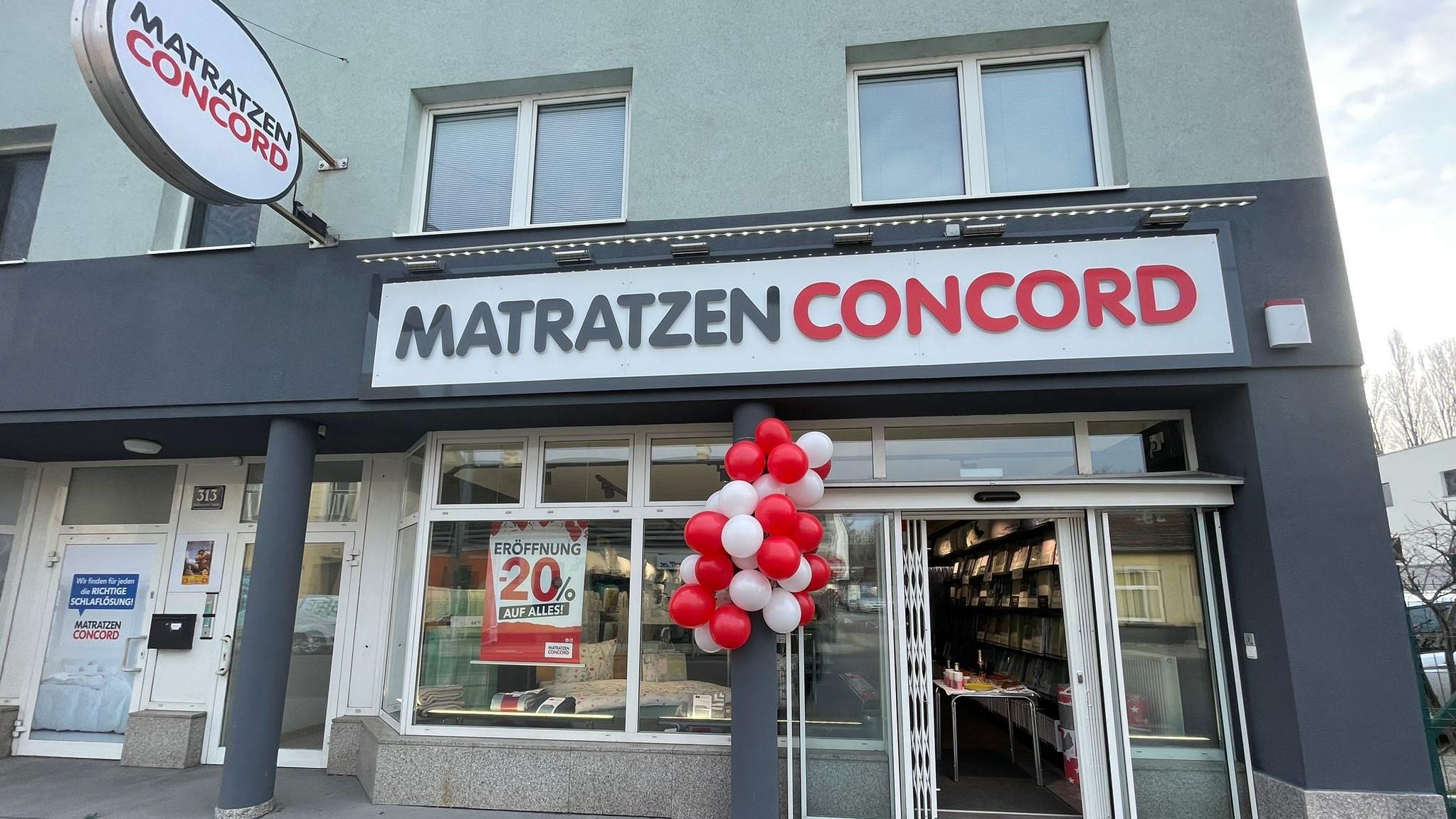 Matratzen Concord Filiale Wien 23., Breitenfurter Straße in Wien