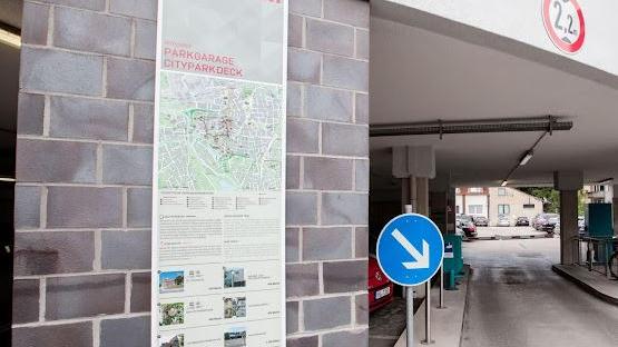 Saba Parkhaus Cityparkdeck, Kläperhagen in Hildesheim