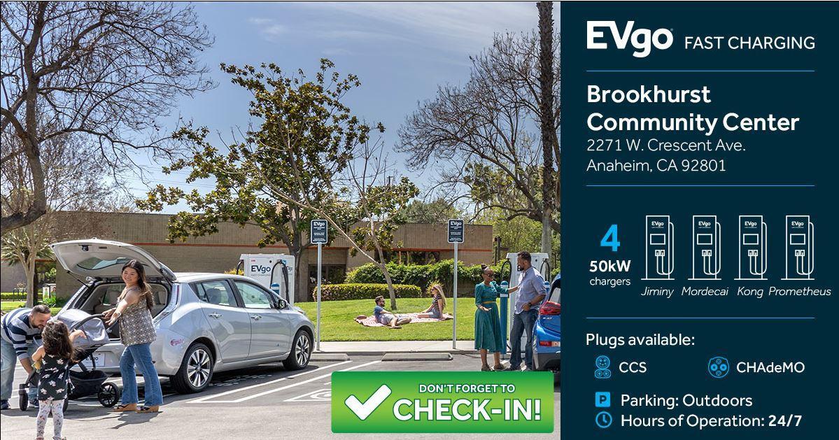 EVgo Car Charging Station Anaheim (877)494-3833