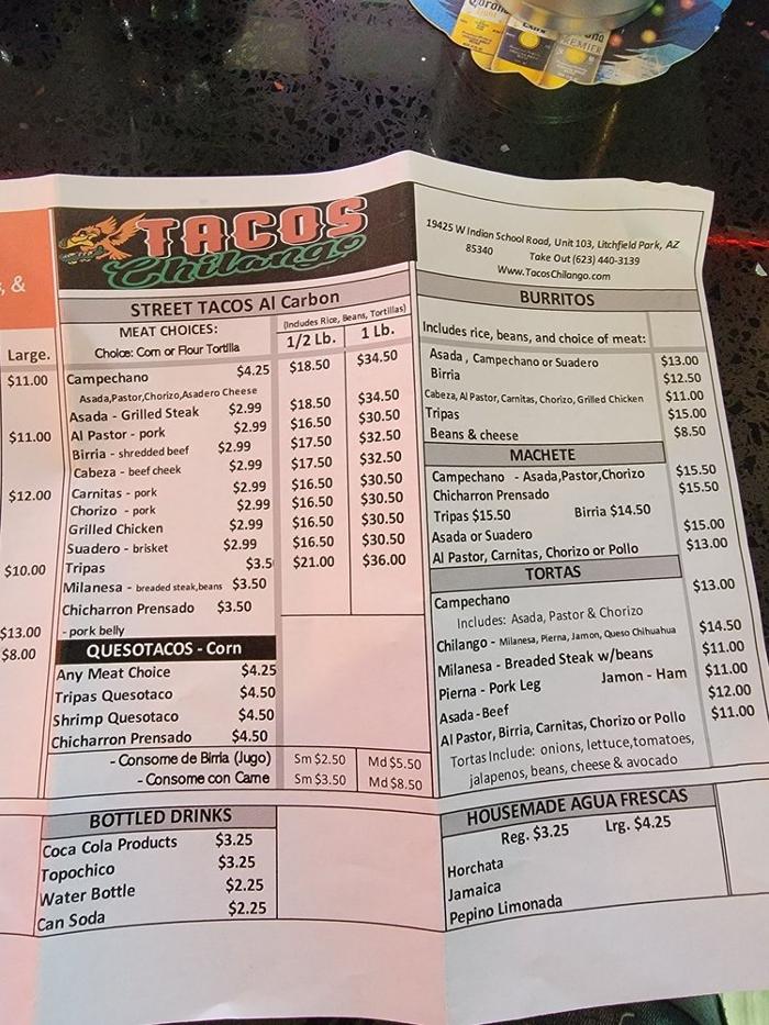 Tacos Chilango - Litchfield Park, AZ