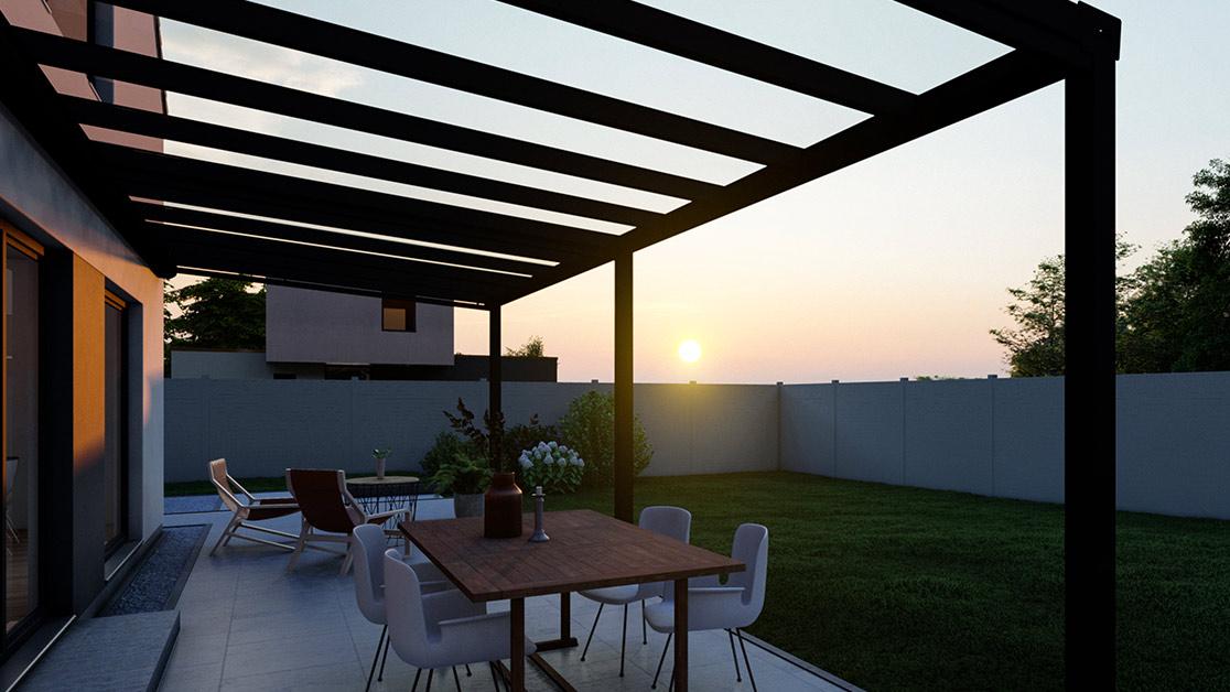 KD Überdachung Heilbronn / Zitberg Überdachungen, Wilhelm-Hauff-Straße in Bad Rappenau