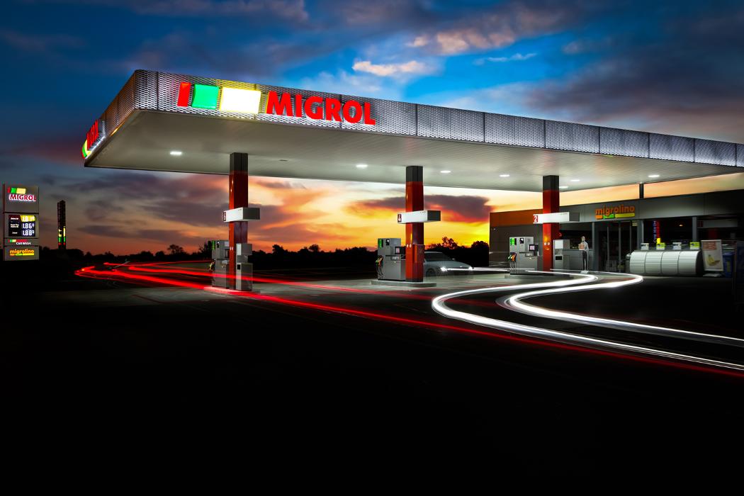 Migrol Tankstelle, Hauptstrasse in Rohr