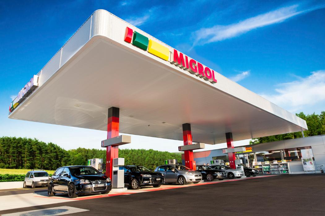 Migrol Service, Impasse de la Colline in Givisiez