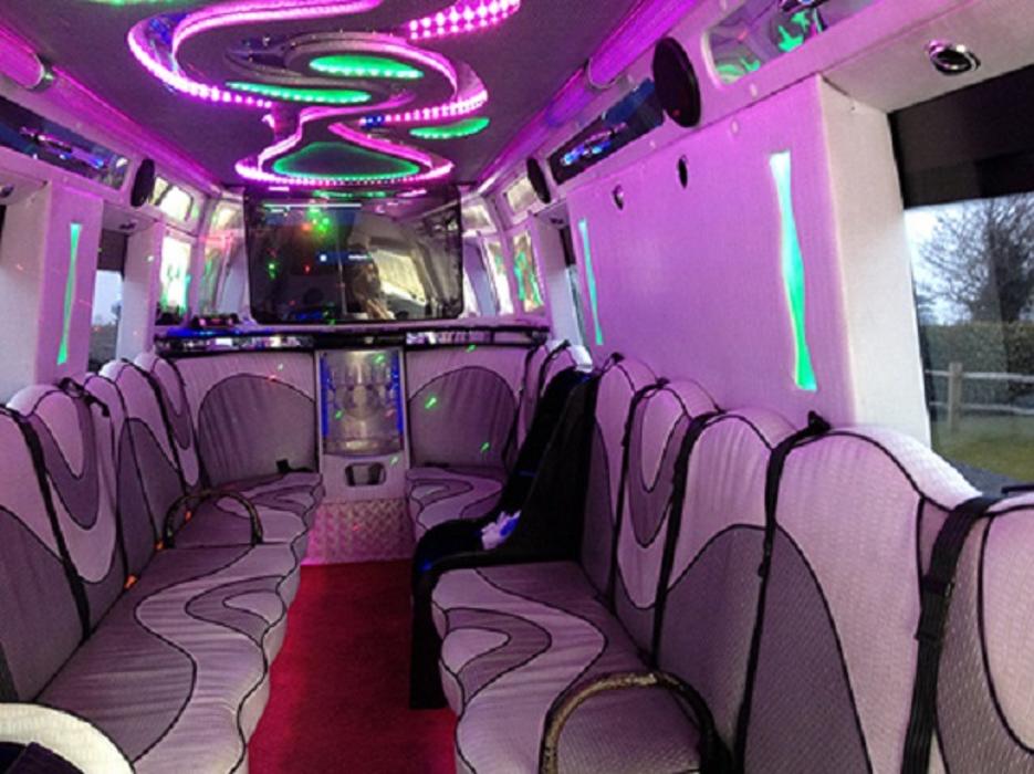 This is the inside of our Party Bus.