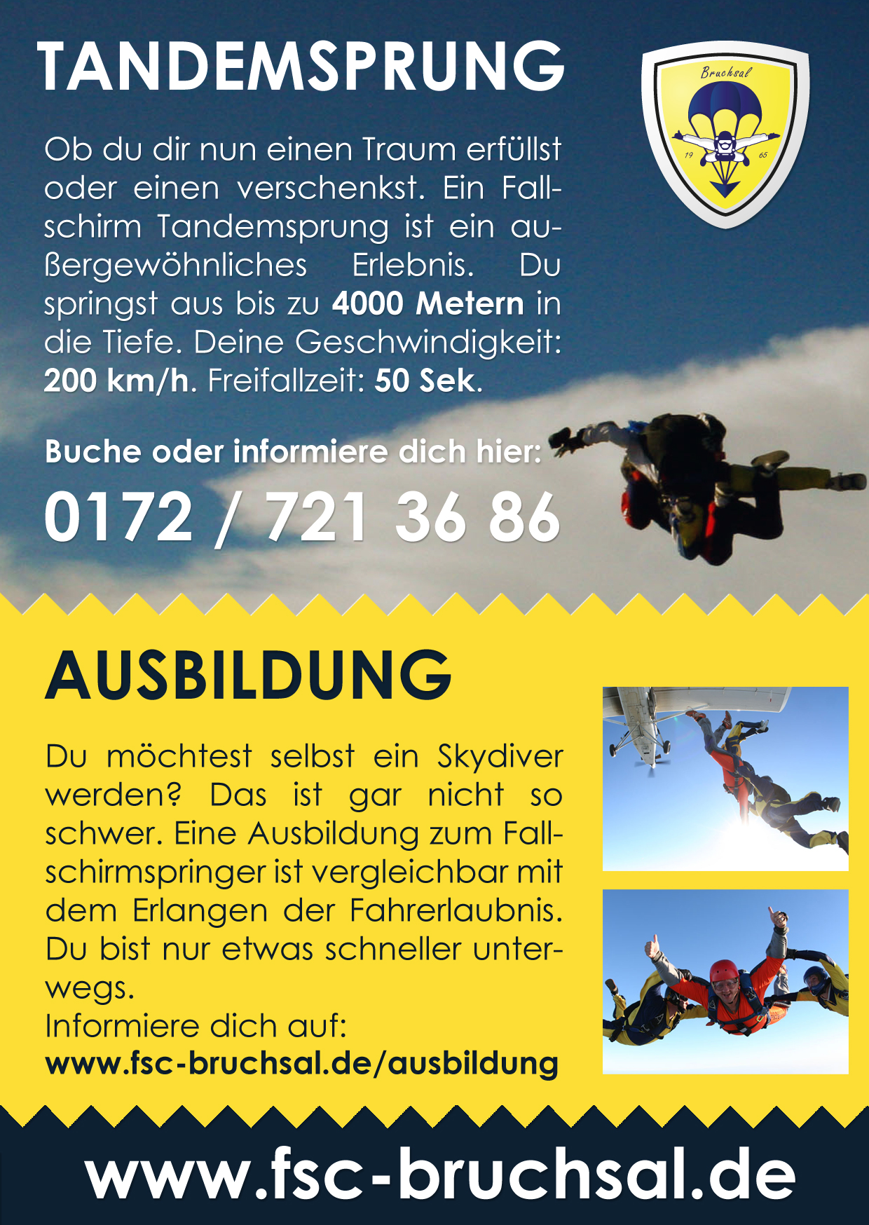 Fallschirm Sportspringer Club 1 Luftlandedivision Bruchsal E V In Bruchsal