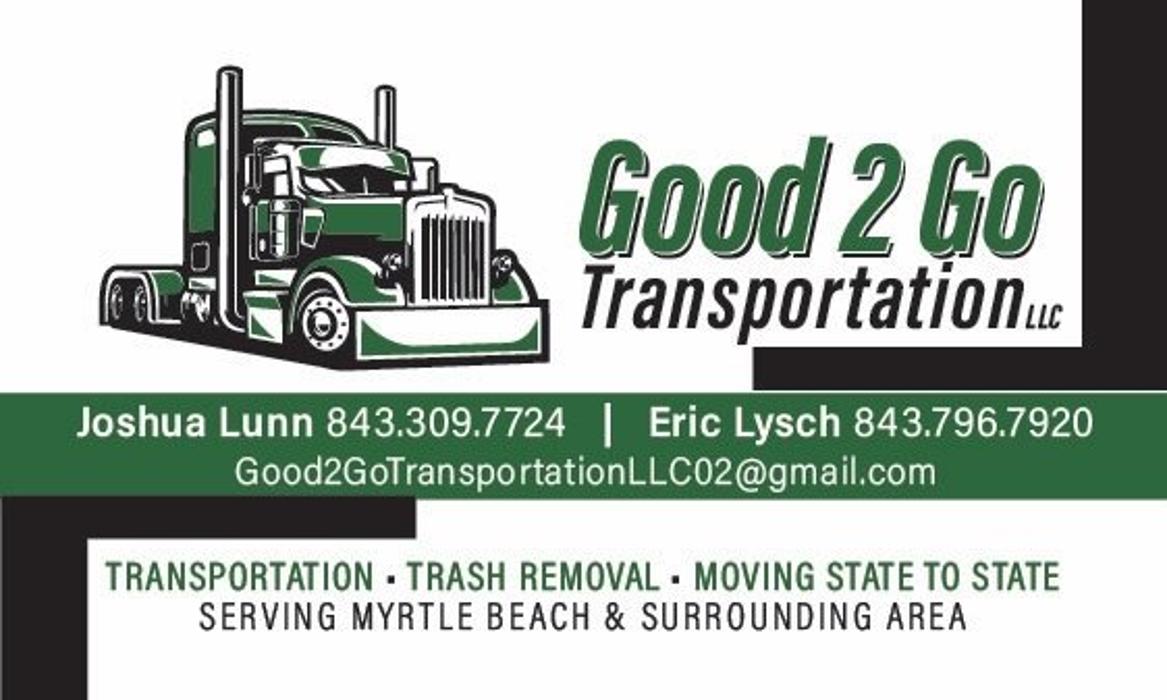 Good 2 Go Transportation, LLC - Darlington, SC