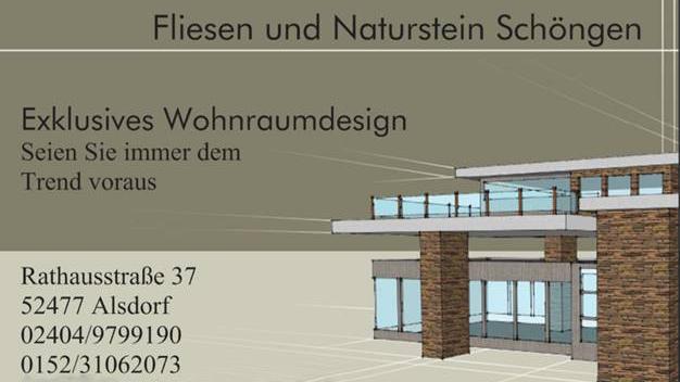 Fliesen und Naturstein Schöngen, Rathausstraße in Alsdorf