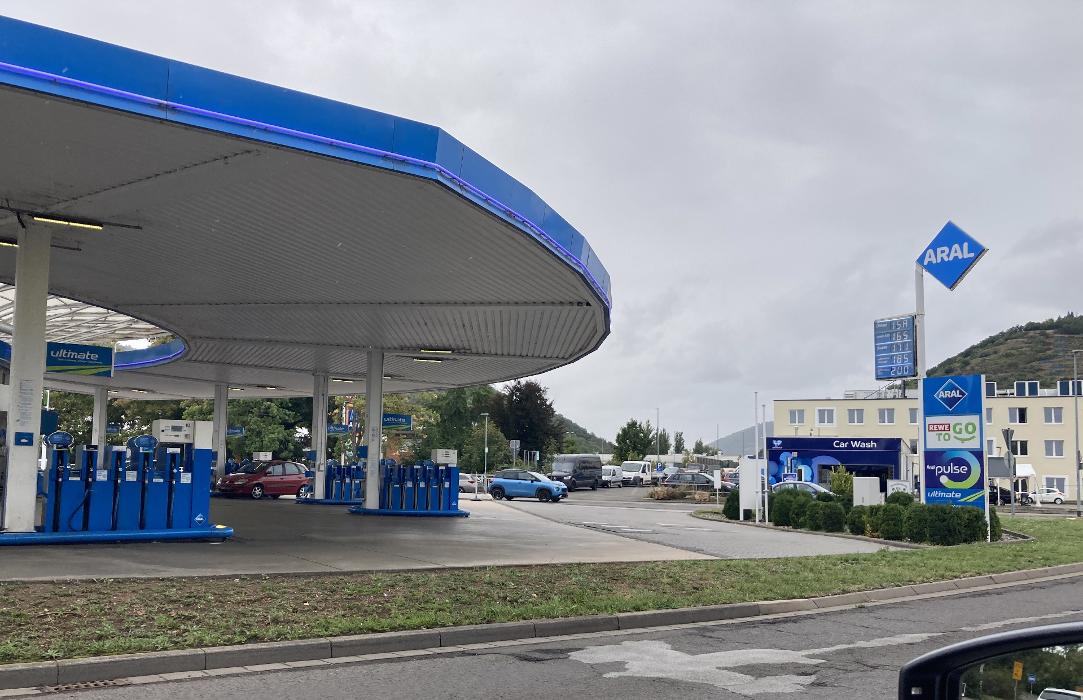 Aral pulse Ladestation, Hitchinstraße in Bingen am Rhein