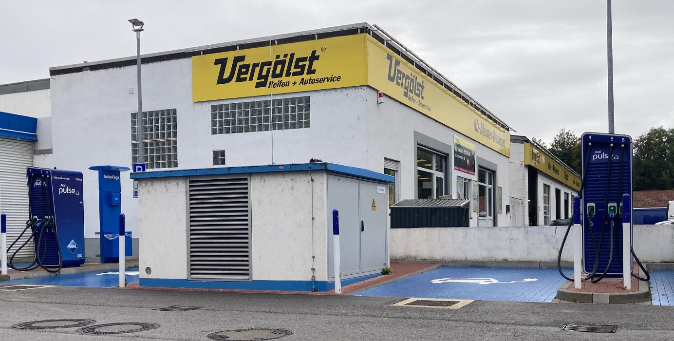 Aral pulse Ladestation, Hitchinstraße in Bingen am Rhein