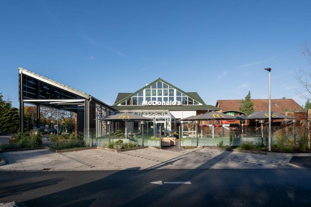 McDonald's, Heinrich-Hertz-Straße in Monheim am Rhein