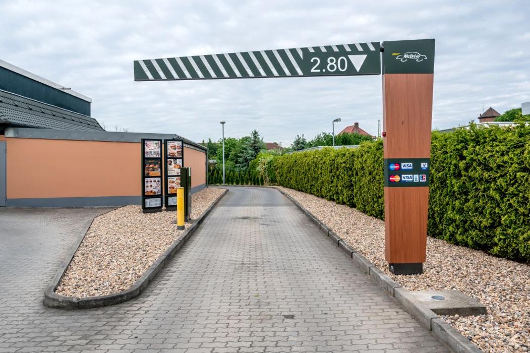 McDonald's, Güterbahnhofstraße in Senftenberg