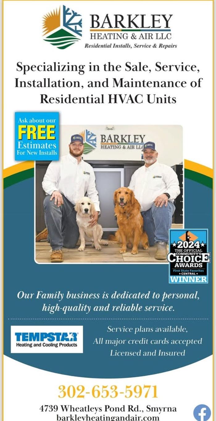 Barkley Heating & Air LLC - Smyrna, DE