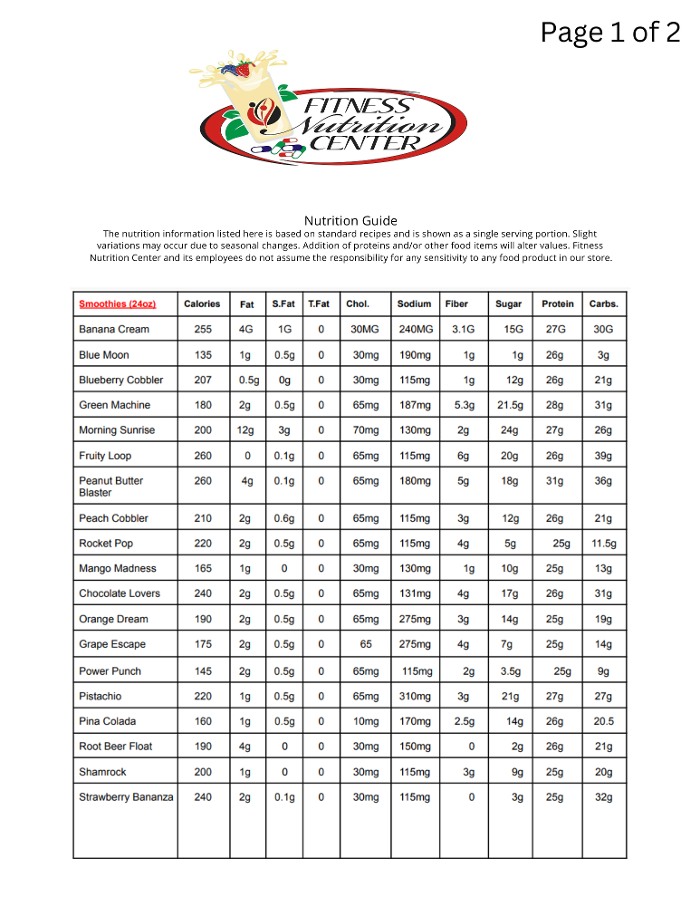 Fitness Nutrition Center - Monroe, WI