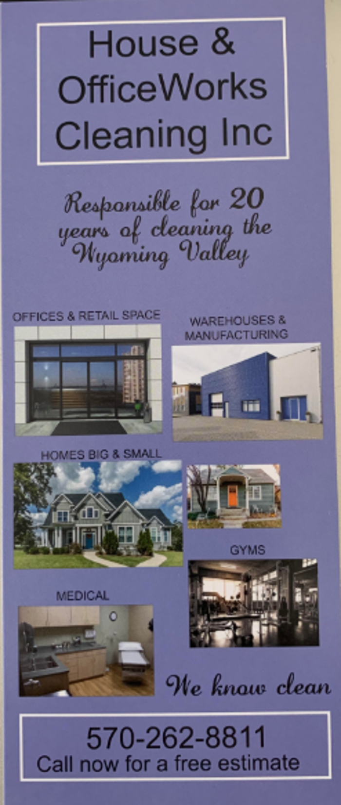 House & OfficeWorks Cleaning Inc. - Wilkes-Barre, PA