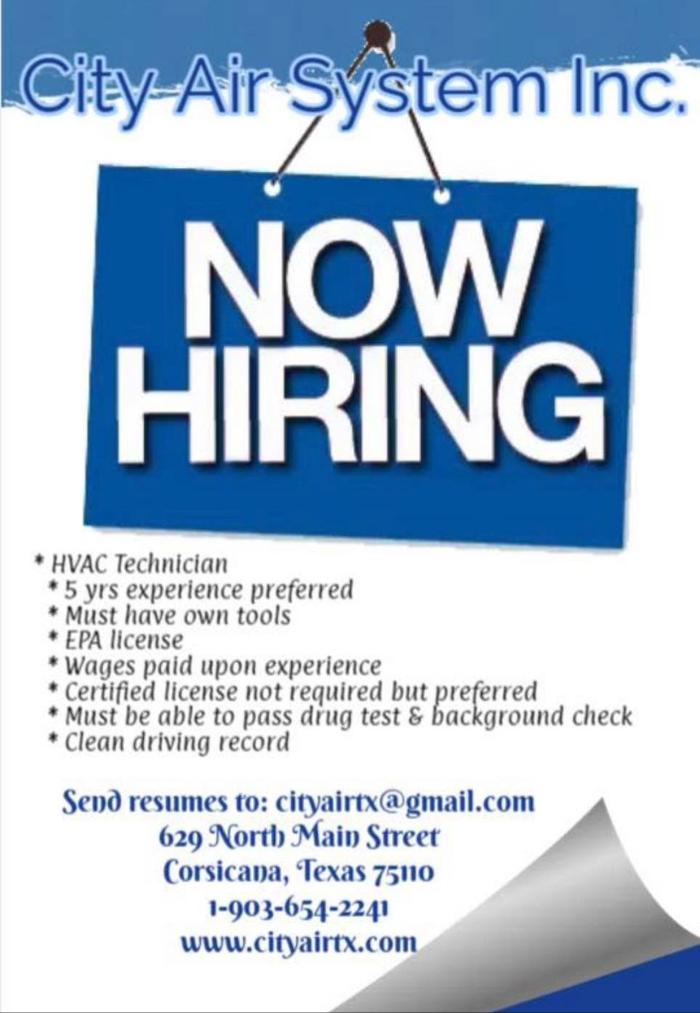 City Air Systems, Inc. - Corsicana, TX
