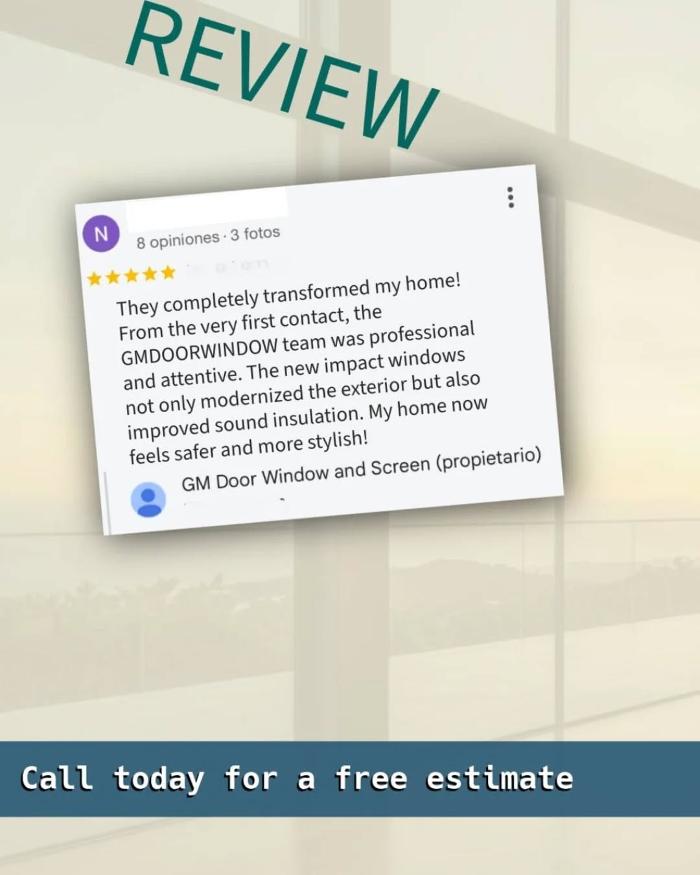 GM Door Window and Screen - Fort Lauderdale, FL